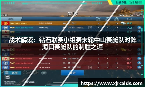 战术解读：钻石联赛小组赛末轮中山赛艇队对阵海口赛艇队的制胜之道